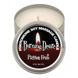 Burning Desire, Passion Fruit  Soy Massage Candle - 4 oz.