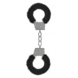 Beginner's Furry Handcuffs - Black 