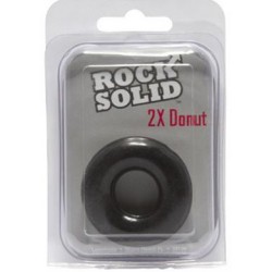 Rock Solid 2x Donut Ring -  Black 
