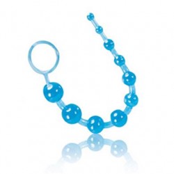 Sassy 10 Anal Beads - Blue
