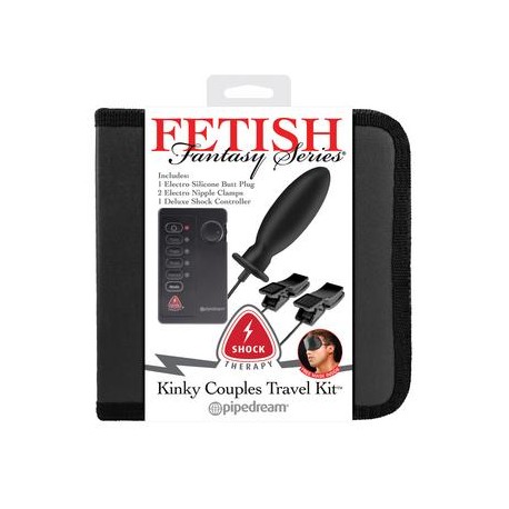 Fantasy Fetish Shock Therapy  Kinky Couples Travel Kit 