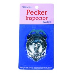 Official Pecker Inspector Badge