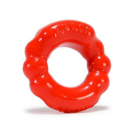6-pack Cockring Atomic Jock - Red Solid 