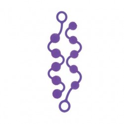 Posh Silicone O Beads - Purple  