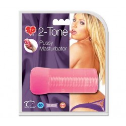 Tlc 2-tone Pussy Masturbator  - Pink  Ts1484656