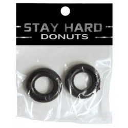 Stay Hard  Donuts - 2 Pack  - Black 