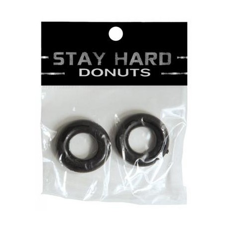 Stay Hard  Donuts - 2 Pack  - Black 