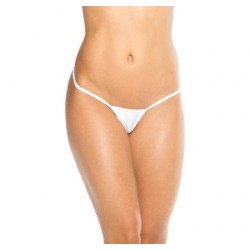 Cover Strap Thong - White  - One Size 