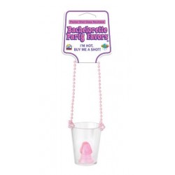 Pecker Shot Glass Necklace PINK - Clear