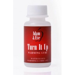 Adam and Eve Turn It Up  Warming Lubricant - 1 Oz.