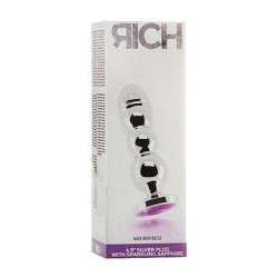 Rich R10 Silver Plug - 4.9  Inch - Purple Sapphire 