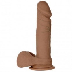 The Realistic Cock UR3 - Brown 6-Inch