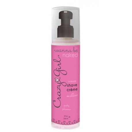 Crazy Girl Wanna Be Naked Intimate Shave Creme - Pretty Plumeria
