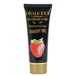 Oralicious- The Ultimate Oral Sex Cream, 2 oz. Tube - Strawberry