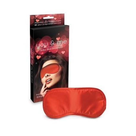 You & Me Silky Red Blindfold  