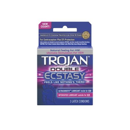 Trojan Double Ecstasy - 3 Pack 