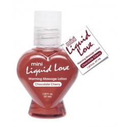 Mini Liquid Love Warming Massage Lotion Chocolate Cherry - 1.25 oz.
