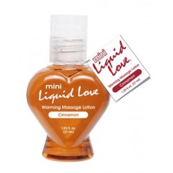 Mini Liquid Love Warming Massage Lotion - Cinnamon