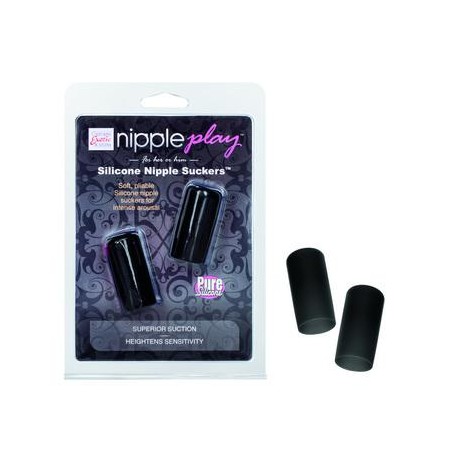 Silicone Nipple Suckers  - Black 