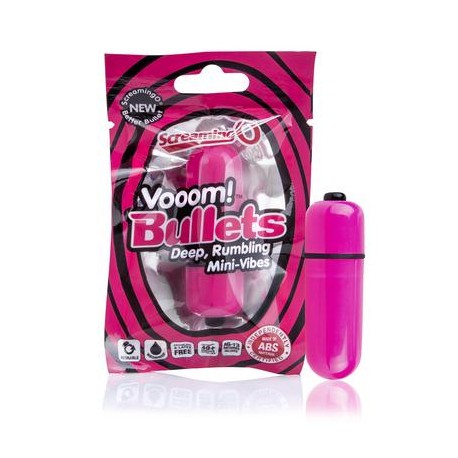 Vooom Bullets Deep Rumbling Mini-vibes - Strawberry 
