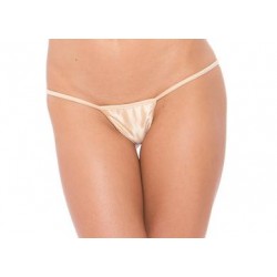 Micro Low Back Tee Thong  - Nude - One Size 
