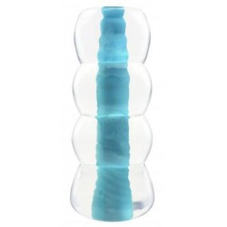 Neon Luv Touch Neon Jelly Stroker - Blue