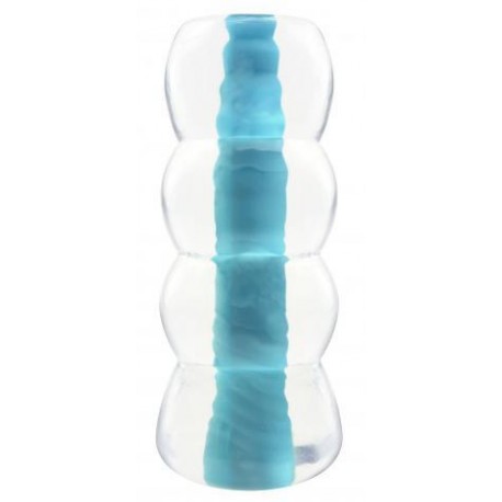 Neon Luv Touch Neon Jelly Stroker - Blue