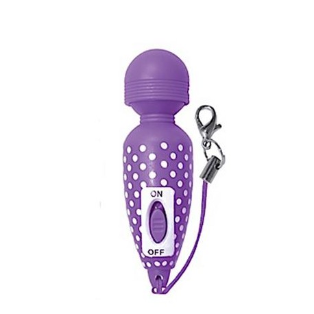 On The Spot Keychain Travel Vibrator - Purple
