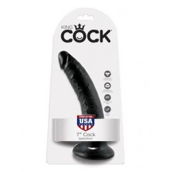 King Cock 7-inch Cock - Black  