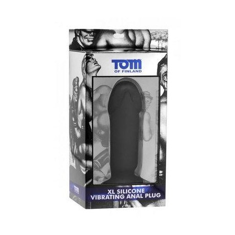 Tom of Fin. Xl Silicone Vibrating Anal Plug 