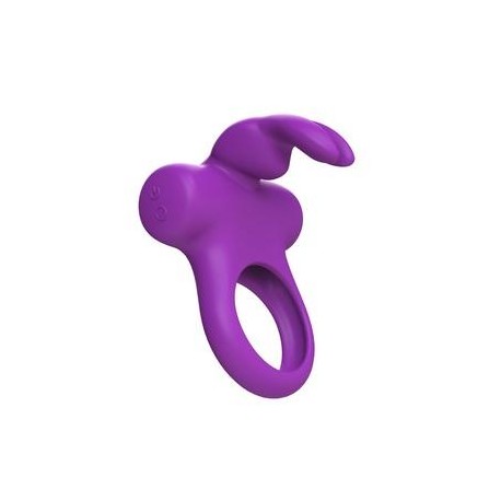 Ohhh Bunny Frisky Bunny Vibrating Ring - Perfectly Purple