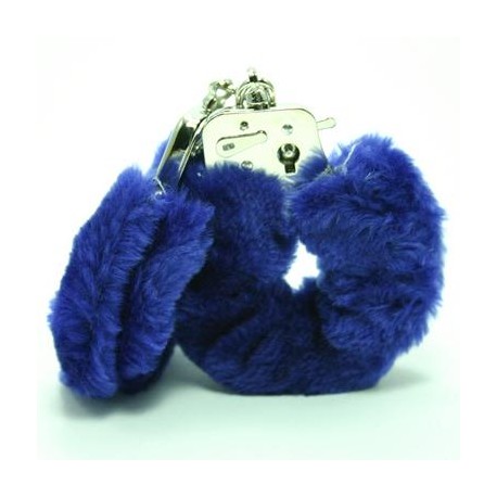 Plush Love Cuffs - Blue