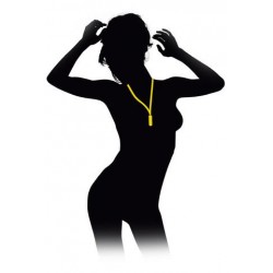 Neon Party Vibe Necklace - Yellow