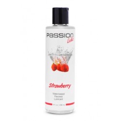 Passion Licks Strawberry Water Based Flavored Lubricant - 8 Fl. Oz. / 236 Ml