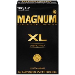 Trojan Magnum X-Large Condoms - 12 Pack TJ64712
