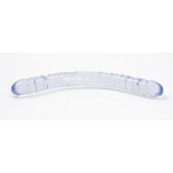 Crystal Jellies Double Dong 18-inch - Clear 