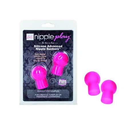 Silicone Advanced Nipple  Suckers - Pink 