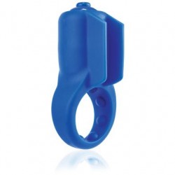 Primo Minx Premium Silicone Vibe Ring - Blue  
