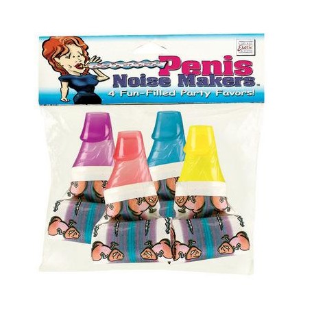 Penis Noisemakers - 4 Count