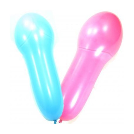 Naughty Penis Party Balloons - Assorted Colors