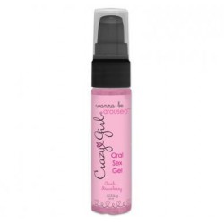 Crazy Girl Wanna Be Aroused Oral Sex Gel Aaah Strawberry - 2.2 oz. 