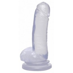 8-inch Suction Cup Dong - Clear