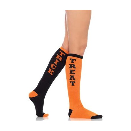 Trick or Treat Acrylic Knee Socks - One Size  