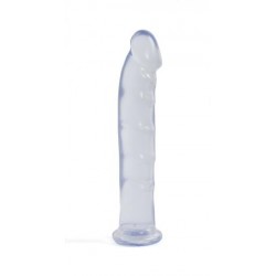 Jelly Jewels Dong With Suction Cup 6-inch - Clear 