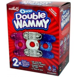 The O Wow Double Wammy Assorted Colors - 6 Count Display 