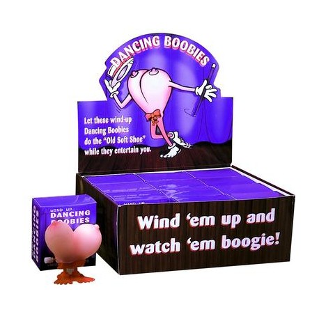 Wind-Up Dancing Boobies - Display of 12