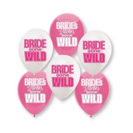 Bride Gone Wild Balloon Assortment - 6 Ballons 