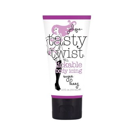 Tasty Twist Lickable Body Icing - Sugar Berry -  1.5 Fl. Oz. / 44 Ml 