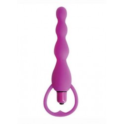 Climax Silicone Vibrating Anal Beads - Purple