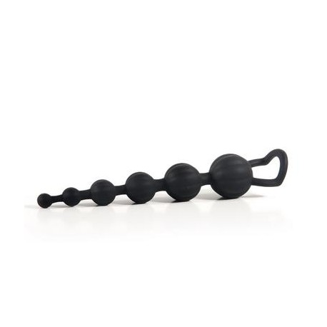 Adam And Eve Silicone Butt Bead - Black
